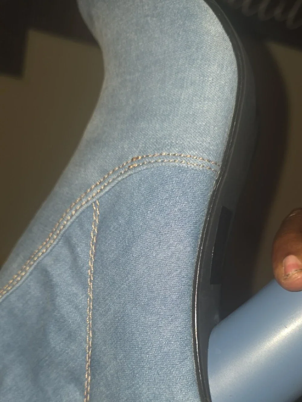 Cape Robbin Powder Blue Pointed Toe Booties